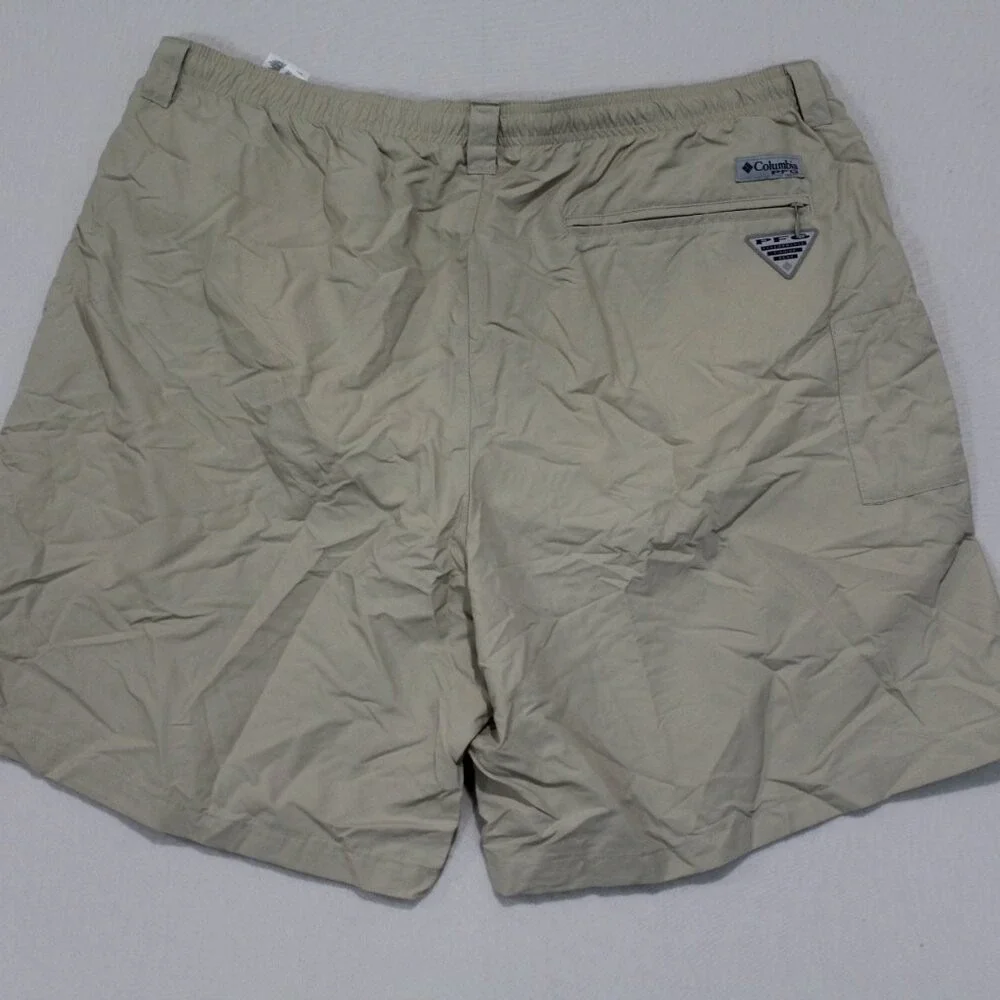 Columbia Men Tan UPF 50 Shorts Casual Board Shorts Size 1X